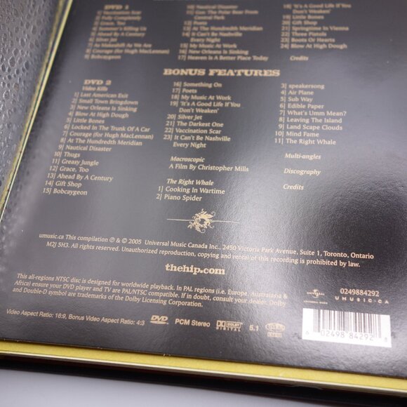 Vintage Hipeponymous Box Set Compilation by The Tragically Hip (2 CDs & 2 DVDs) - Picture 9 of 16